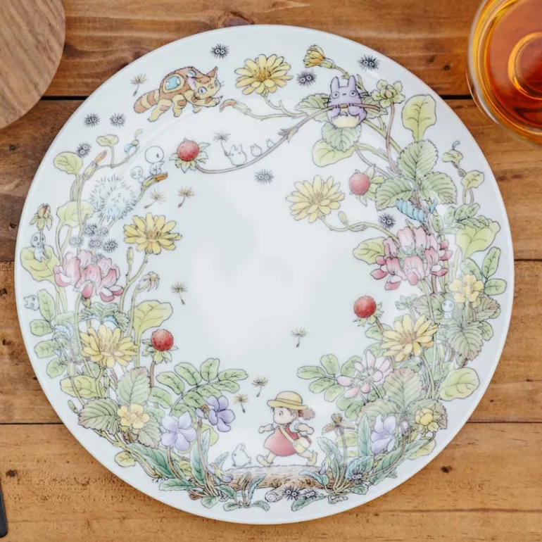 Cuisine Et Table>Maison Ghibli Assiette 23 cm Totoro Fraise - Mon Voisin Tororo