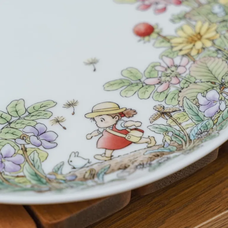 Cuisine Et Table>Maison Ghibli Assiette 23 cm Totoro Fraise - Mon Voisin Tororo