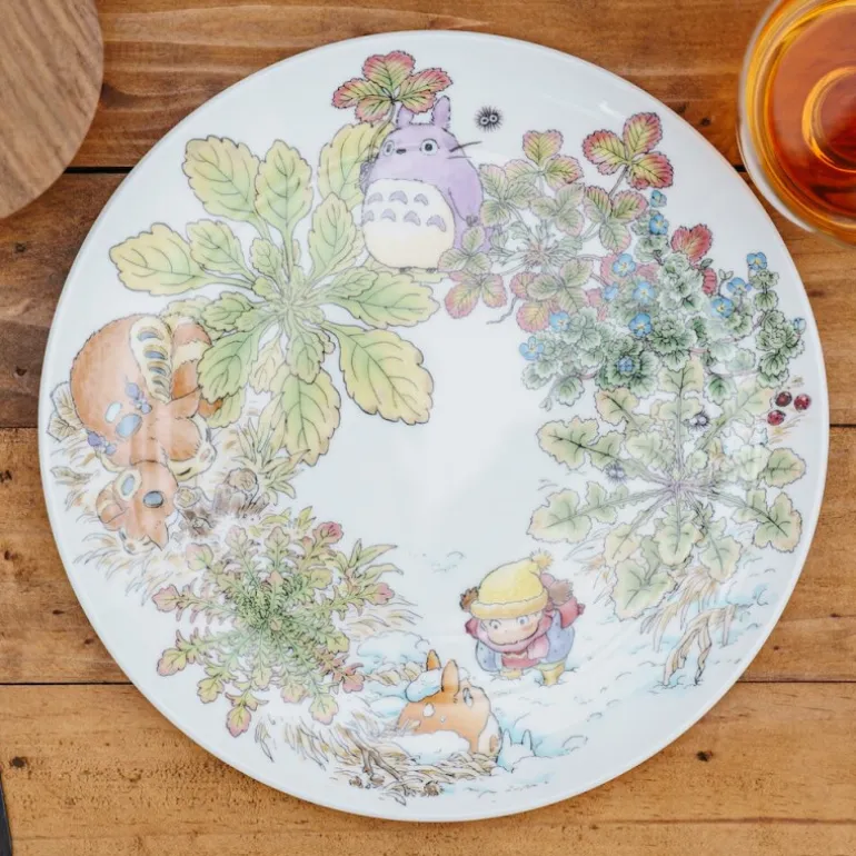 Cuisine Et Table>Maison Ghibli Assiette 23 cm Totoro Ooinuhugri - Mon Voisin Tororo