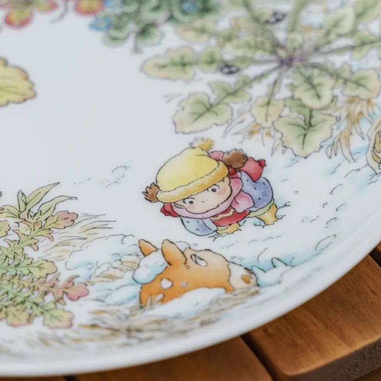 Cuisine Et Table>Maison Ghibli Assiette 23 cm Totoro Ooinuhugri - Mon Voisin Tororo