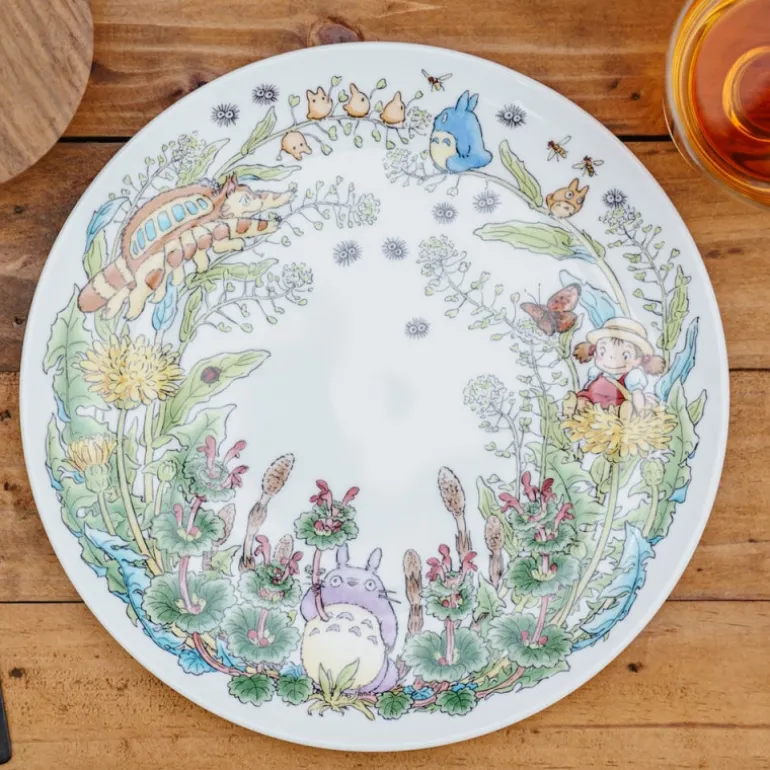 Cuisine Et Table>Maison Ghibli Assiette 23 cm Totoro Pissenlit - Mon Voisin Totoro