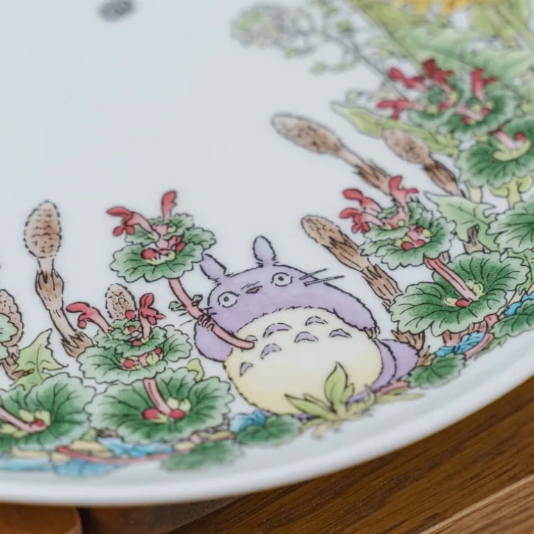 Cuisine Et Table>Maison Ghibli Assiette 23 cm Totoro Pissenlit - Mon Voisin Totoro