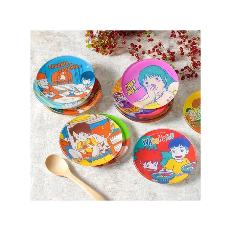 Cuisine Et Table>Maison Ghibli Assiette Yummy Brioche Fourrée au Haricot Rouge - Le Voyage De Chihir