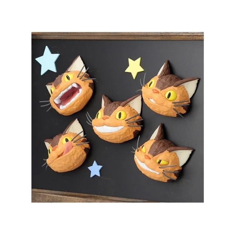Magnets>Maison Ghibli Asssort. de 6 Magnets Chatbus Frimousses- Mon Voisin Totoro