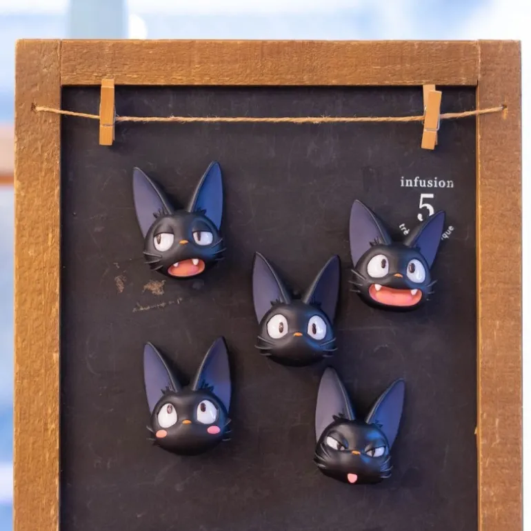 Magnets>Maison Ghibli Asssort. de 6 Magnets Jiji Frimousses - Kiki la petite sorcière