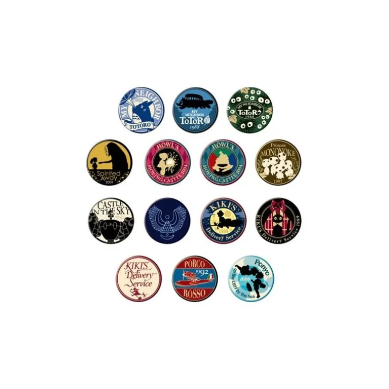 Badges>Maison Ghibli Badge Mystere Couleur Beige -Studio Ghibli