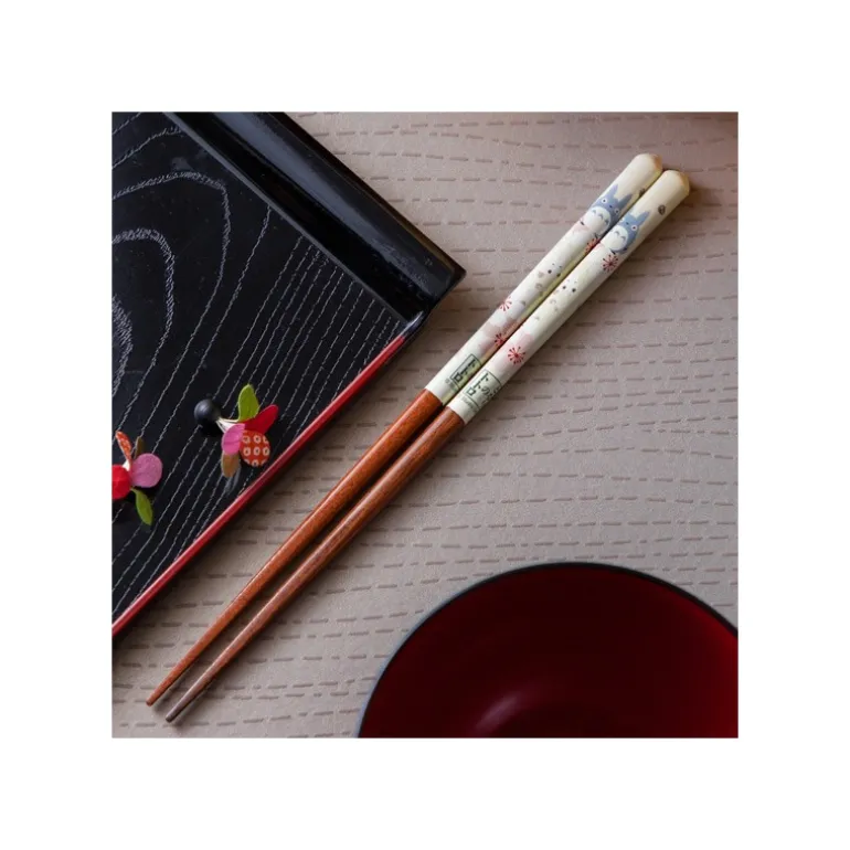 Cuisine Et Table>Maison Ghibli Baguettes laquées 21cm Cerisiers en fleurs - Mon Voisin Totoro