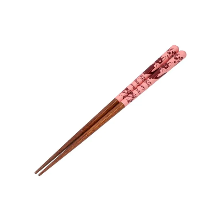 Cuisine Et Table>Maison Ghibli Baguettes laquées 21cm Esquisses Rose - Kiki la petite sorcière