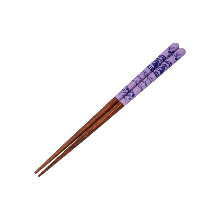 Cuisine Et Table>Maison Ghibli Baguettes laquées 21cm Esquisses  Violet - Kiki la petite sorcière