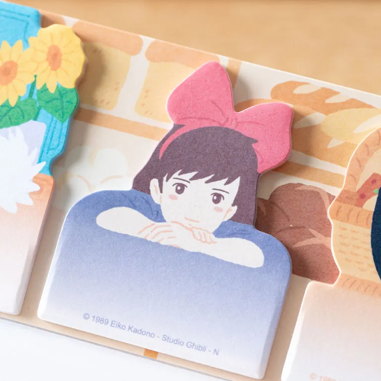 Petit Matériel>Maison Ghibli Bloc Memo Kiki, Jiji & Licy - Kiki la petite sorcière