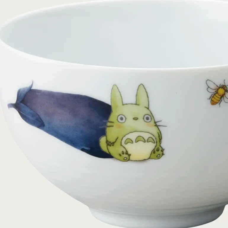Cuisine Et Table>Maison Ghibli Bol 13cm Totoro Aubergine et fleur - Mon Voisin Totoro