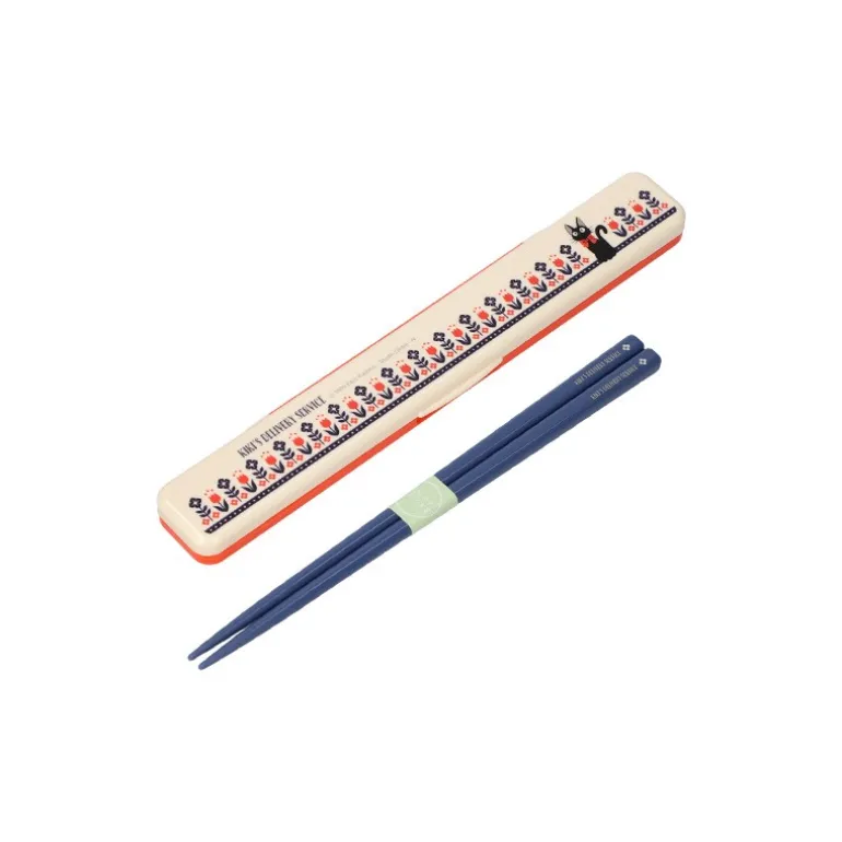 Cuisine Et Table>Maison Ghibli Boîte de Baguettes 18 cm Fleurs des champs - Kiki la petite sorcière