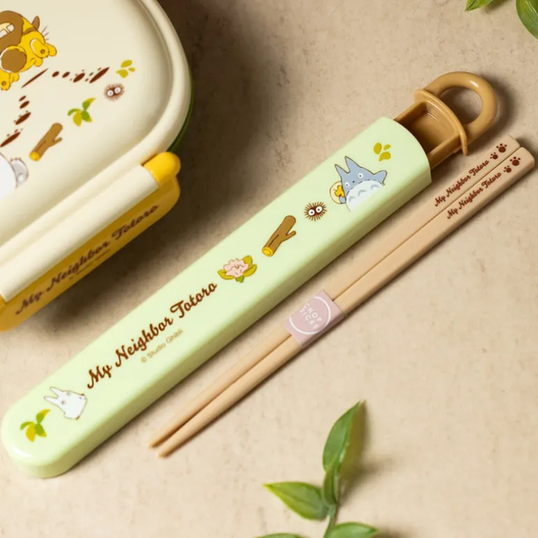Cuisine Et Table>Maison Ghibli Boîte de Baguettes 16,5cm Totoro & Chatbus - Mon Voisin Totoro