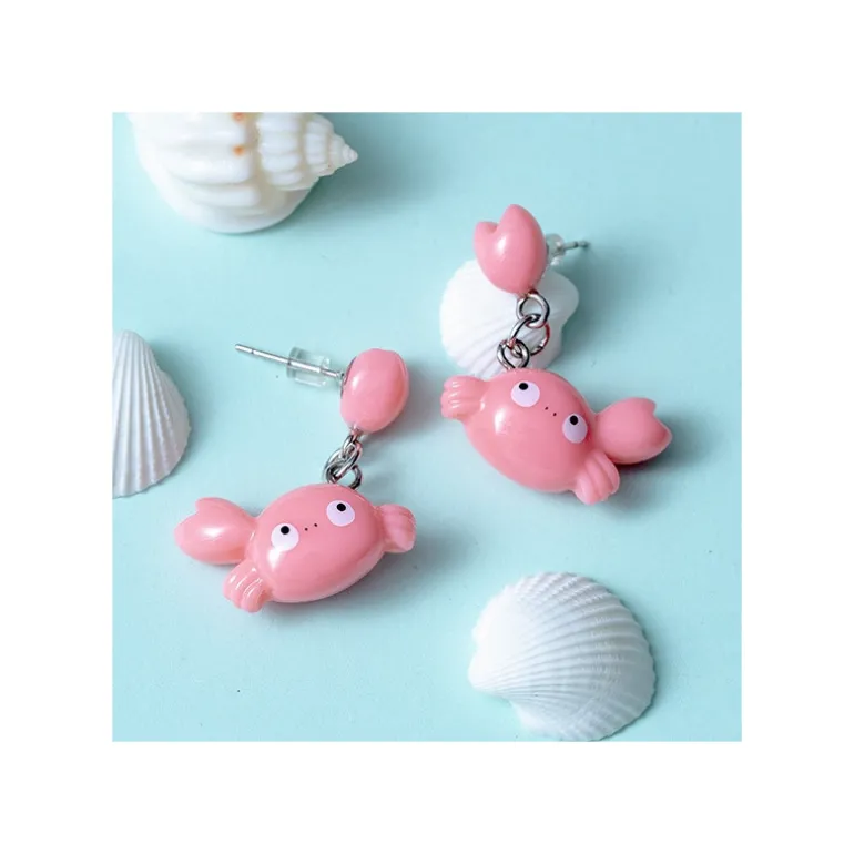 Bijoux>Maison Ghibli Boucles d’oreilles Mei crabe - Mon Voisin Totoro