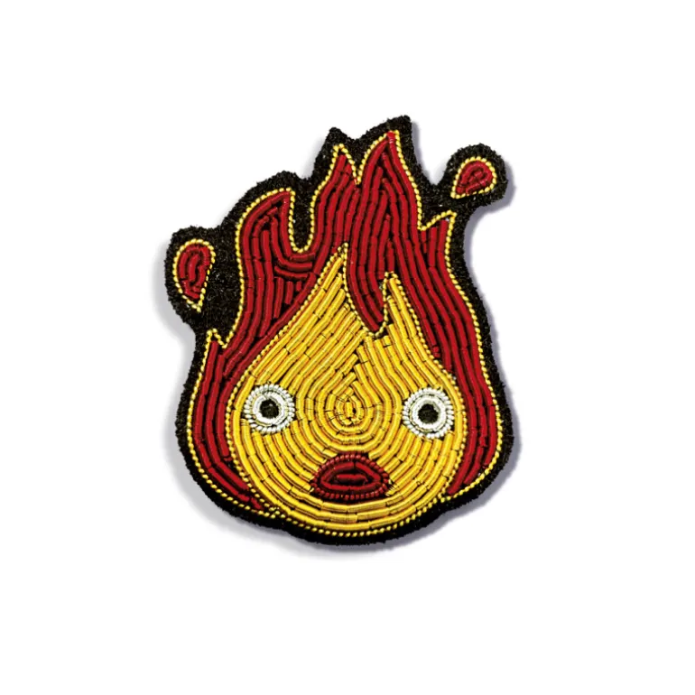 Pins>Maison Ghibli Broche Cannetille Calcifer jaune - Le Château Ambulant