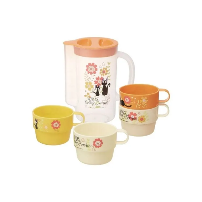 Cuisine Et Table>Maison Ghibli Carafe Et 4 Tasses Kiki Marguerite - Kiki la petite sorcière