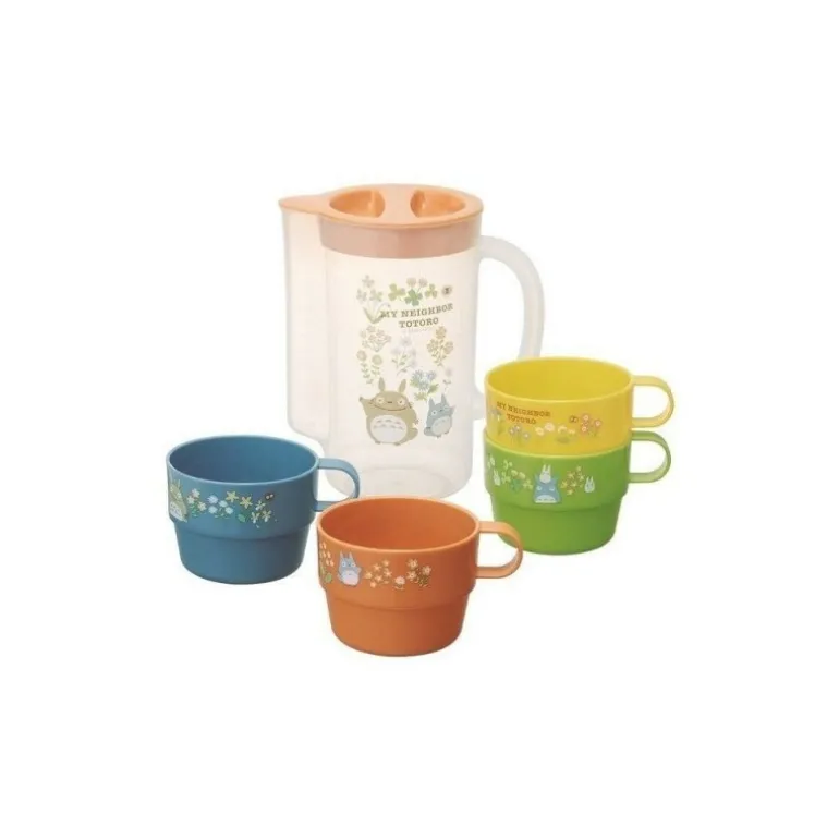 Cuisine Et Table>Maison Ghibli Carafe Et 4 Tasses Totoro Fleur - Mon Voisin Totoro