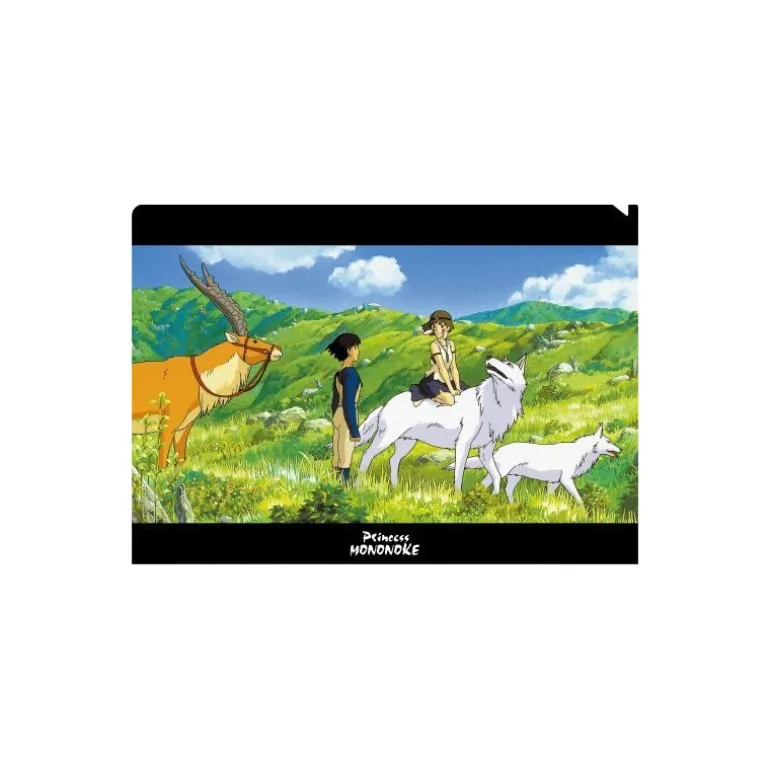 Classement>Maison Ghibli Chemise A4 San & Ashitaka - Princesse Mononoké