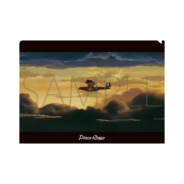 Classement>Maison Ghibli Chemise A4 Savoia au crépuscule - Porco Rosso