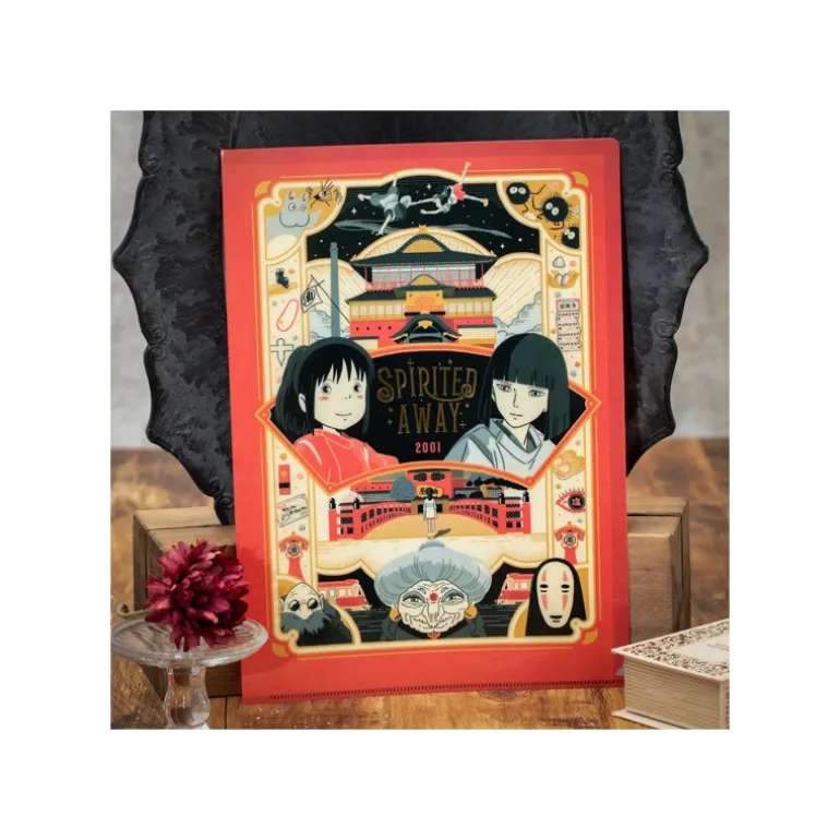 Classement>Maison Ghibli Chemise Art Déco A4 - Le Voyage de Chihiro