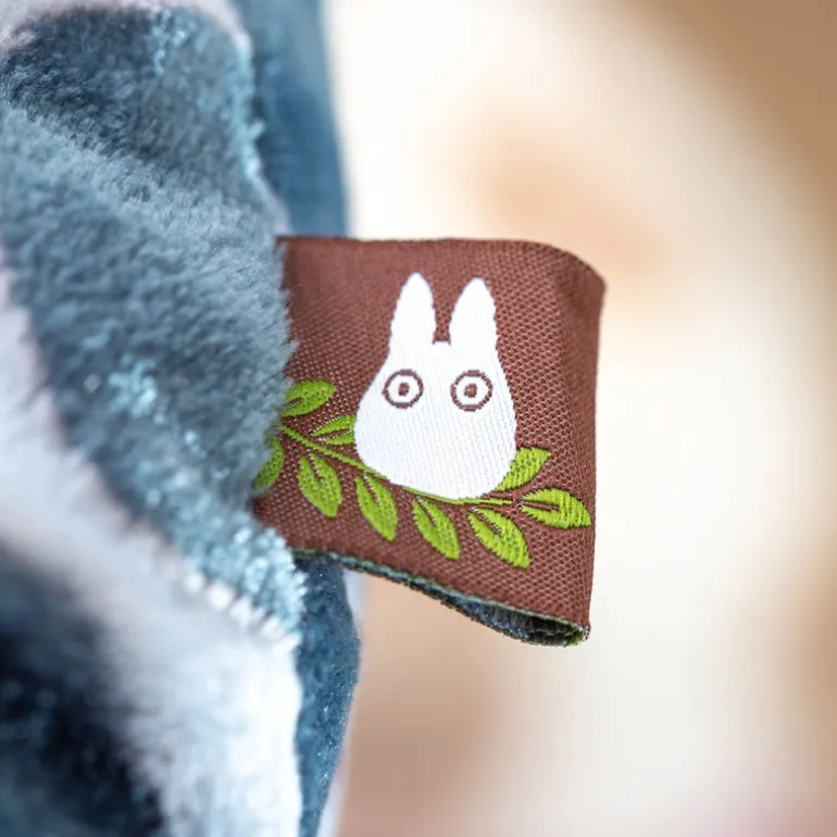 Mobilier>Maison Ghibli Coussin brique moiré Noiraude silhouette   - Mon Voisin Totoro