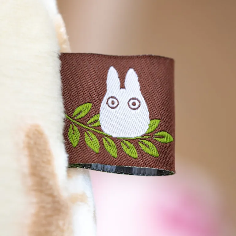 Mobilier>Maison Ghibli Coussin brique moiré Totoro silhouette   - Mon Voisin Totoro