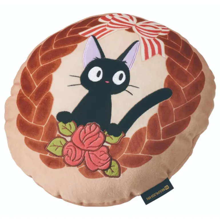 Mobilier>Maison Ghibli Coussin Jiji Couronne de pain - Kiki la petite sorcière