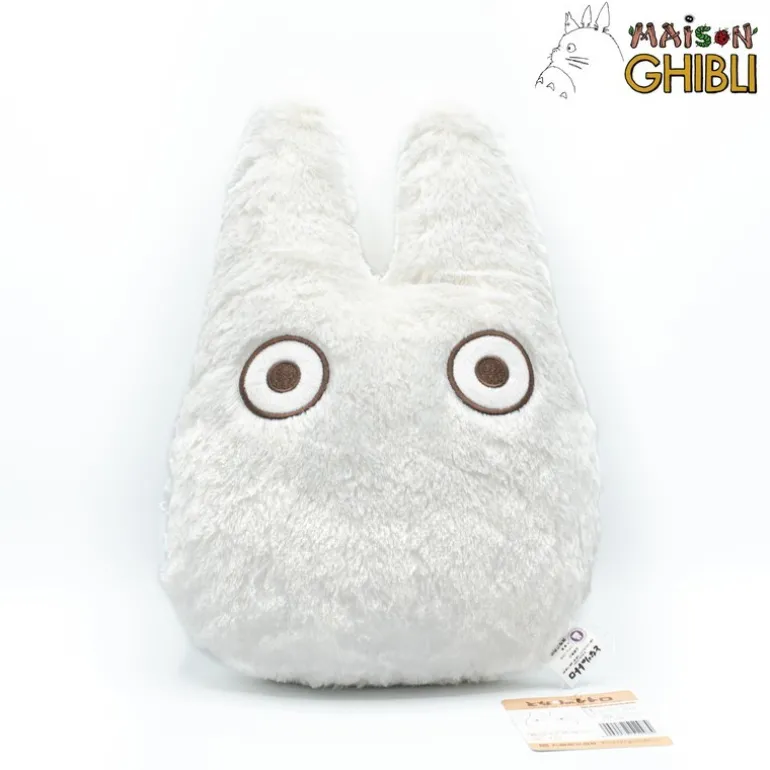 Coussins>Maison Ghibli Coussin Totoro Blanc - Mon Voisin Totoro