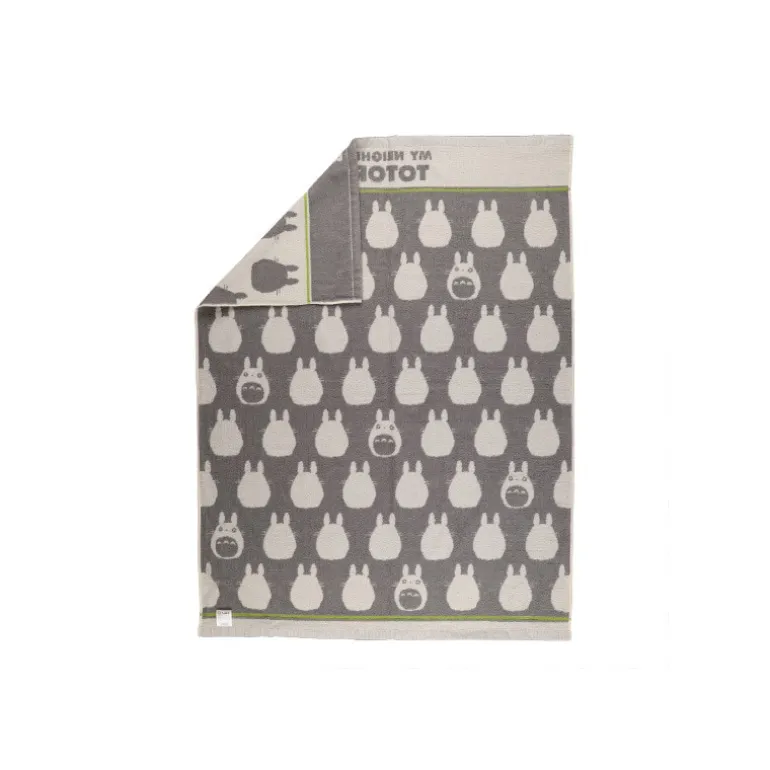 Linge De Maison>Maison Ghibli Couverture de sieste Totoro Gris 85x115 cm - Mon Voisin Totoro