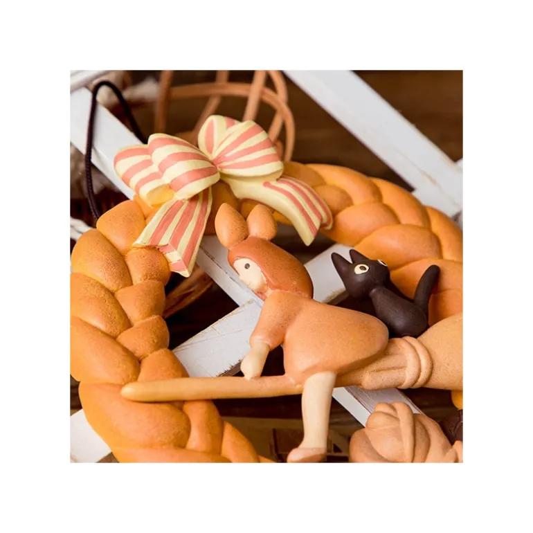 Décoration>Maison Ghibli Décoration Kiki et Jiji Couronne de pain - Kiki la petite sorcière