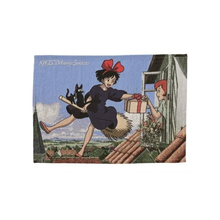 Cuisine Et Table>Maison Ghibli Dessous de table Kiki sur son balai - Kiki la petite sorcière