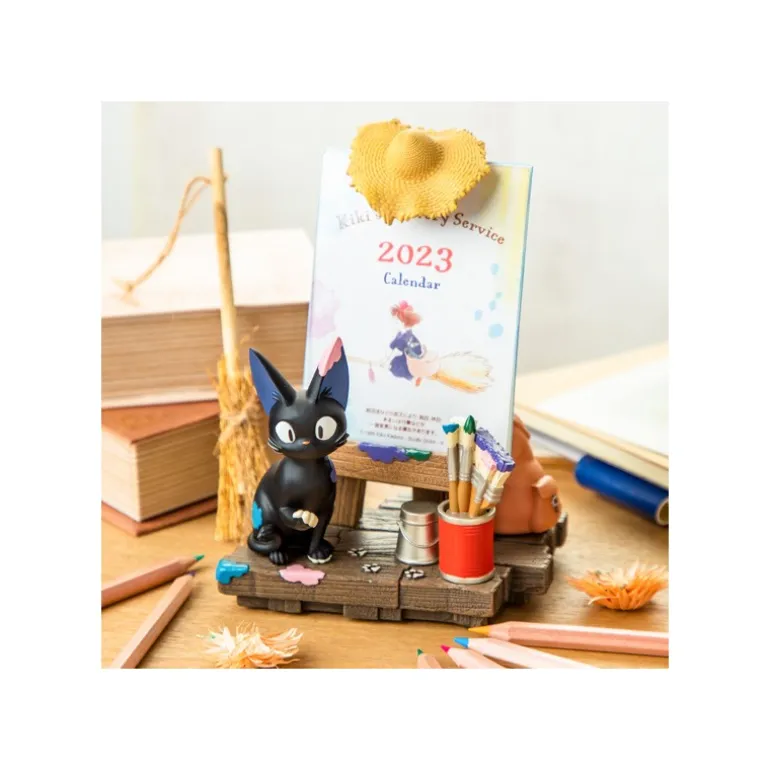 Décoration>Maison Ghibli Diorama Jiji Chevalet et calendrier - Kiki la petite sorcière