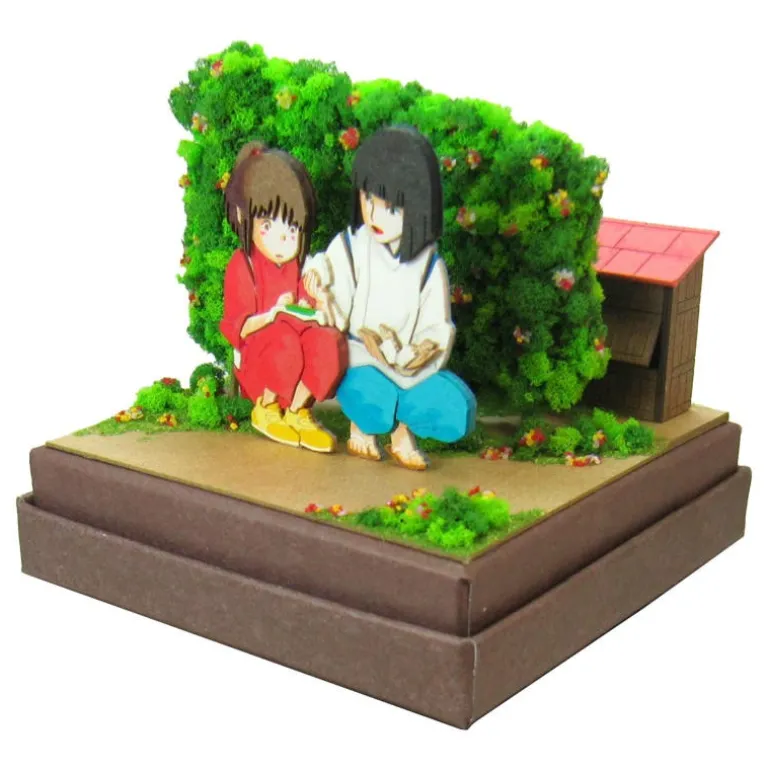 Loisirs Créatifs>Maison Ghibli Diorama papier Chihiro & Haku - Le Voyage de Chihiro