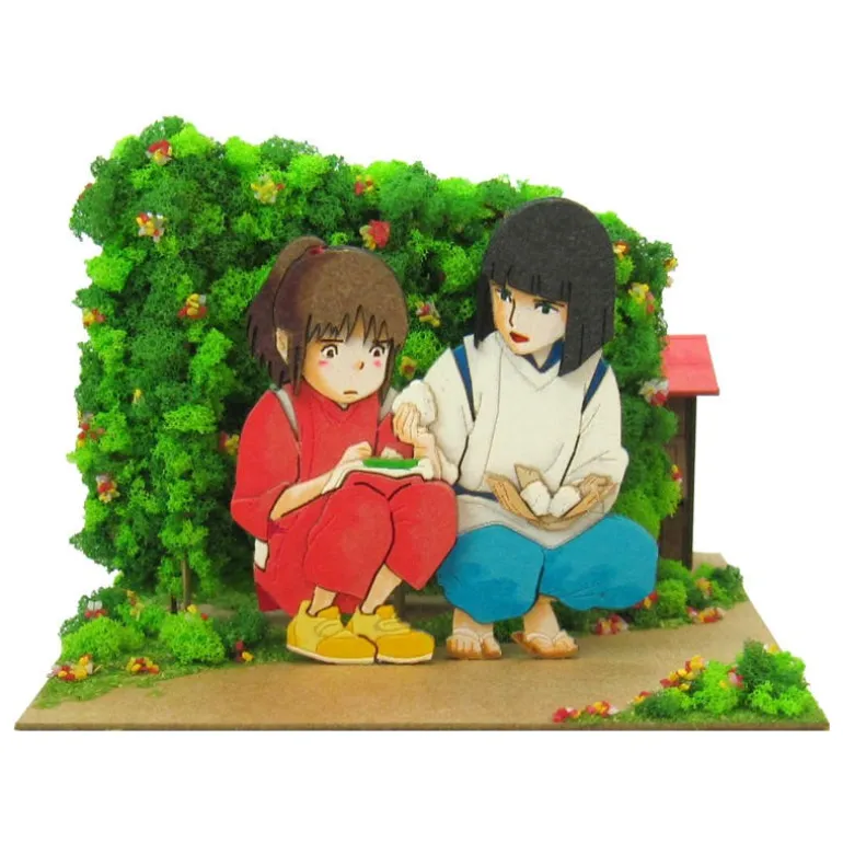 Loisirs Créatifs>Maison Ghibli Diorama papier Chihiro & Haku - Le Voyage de Chihiro