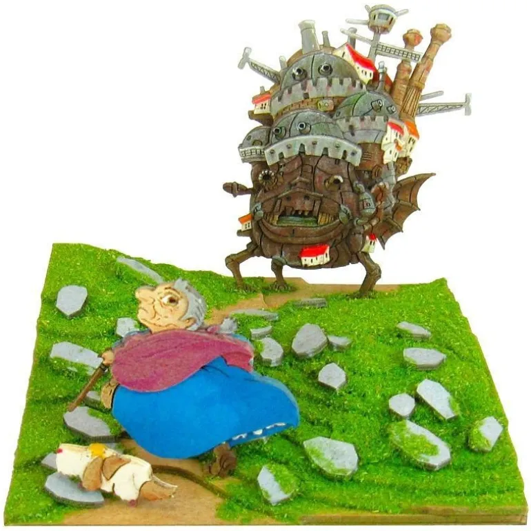 Loisirs Créatifs>Maison Ghibli Diorama papier Château de Hauru & Sophie  - Le Château ambulant