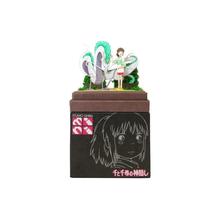 Loisirs Créatifs>Maison Ghibli Diorama papier Haku dragon & Chihiro - Le Voyage de Chihiro