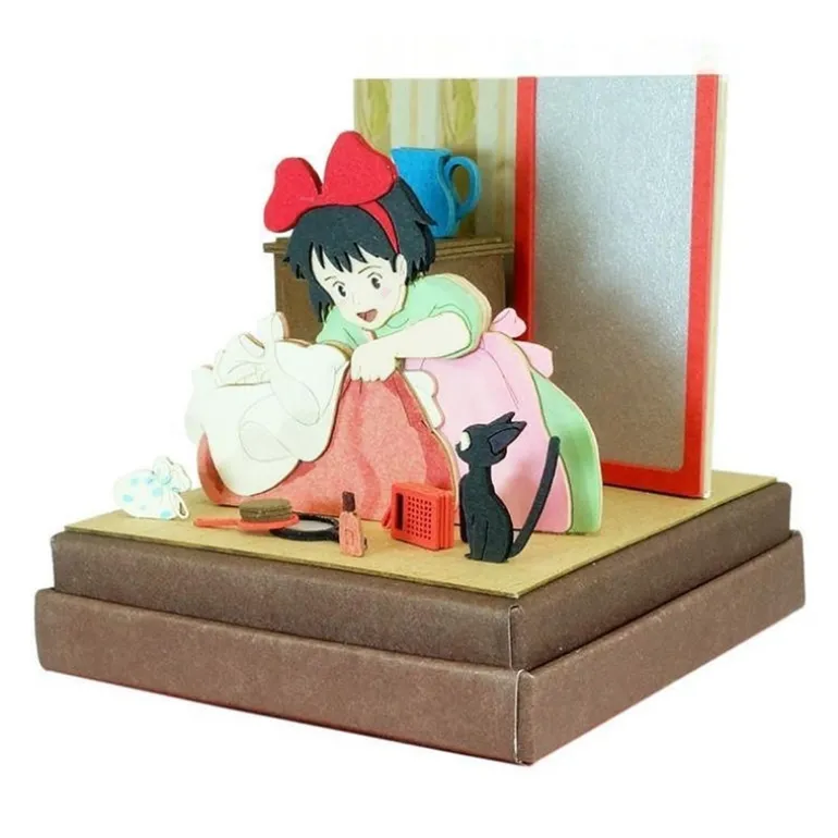 Loisirs Créatifs>Maison Ghibli Diorama papier Kiki s’envole - Kiki la petite sorcière