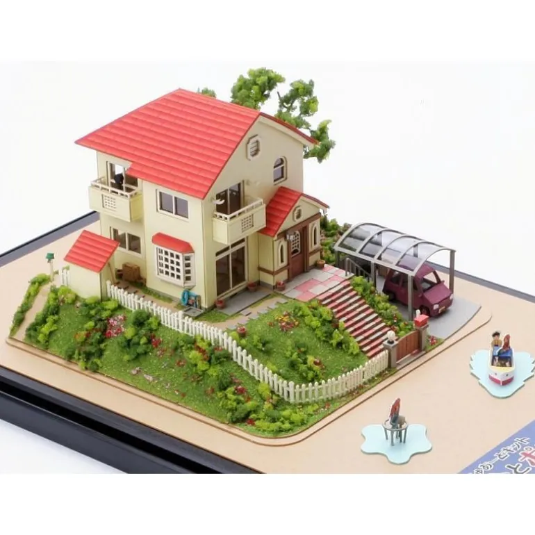 Loisirs Créatifs>Maison Ghibli Diorama papier Maison de Sosuke & Ponyo - Ponyo sur la falaise