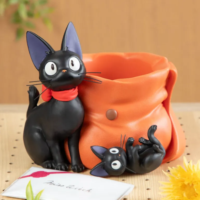 Décoration>Maison Ghibli Diorama Planter Jiji et sacoche - Kiki la petite sorcière