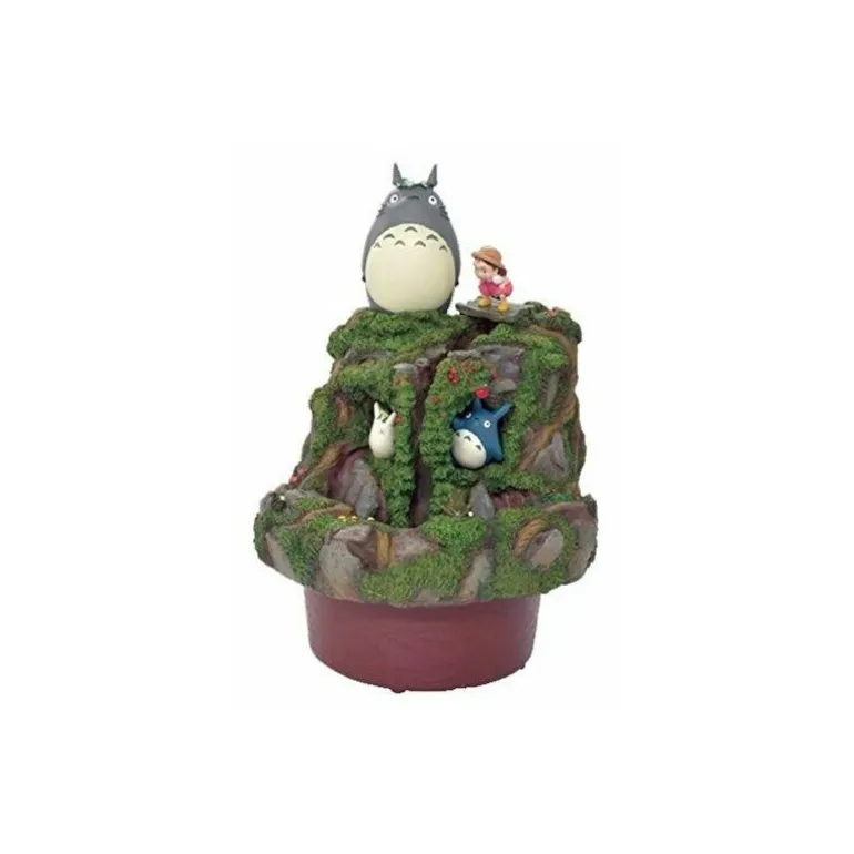 Décoration>Maison Ghibli Diorama Totoro & Mei Jouent Dans La Rivière - Mon Voisin Totoro