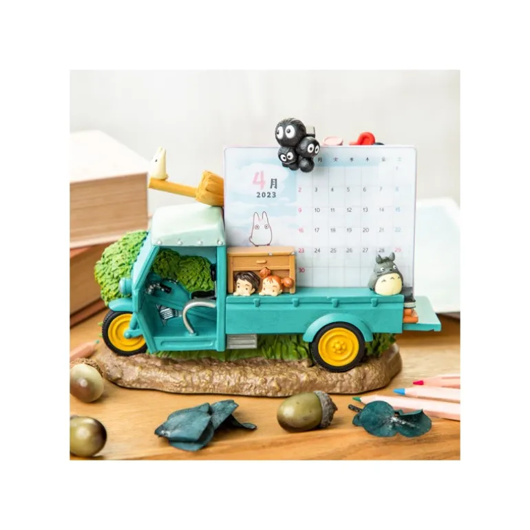 Décoration>Maison Ghibli Diorama Triporteur Totoro et calendrier - Mon Voisin Totoro