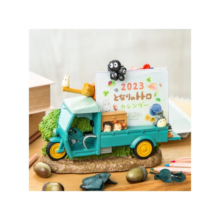Décoration>Maison Ghibli Diorama Triporteur Totoro et calendrier - Mon Voisin Totoro
