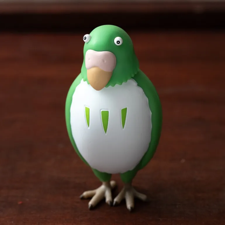 Jouets>Maison Ghibli Figurine Bobble head Perruche Verte - Le Garçon et le Héron