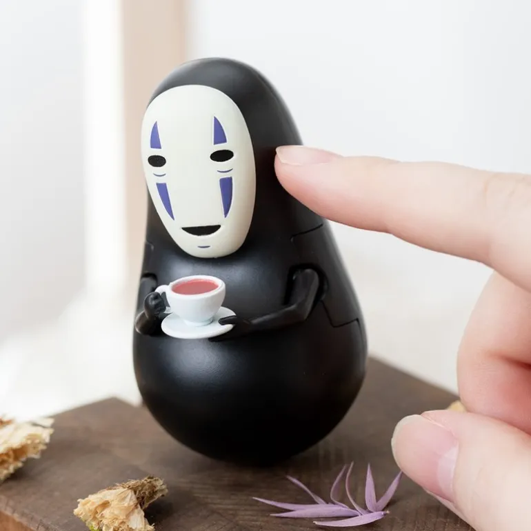 Jouets>Maison Ghibli Figurine Culbuto No face Pause café - Le Voyage de Chihiro