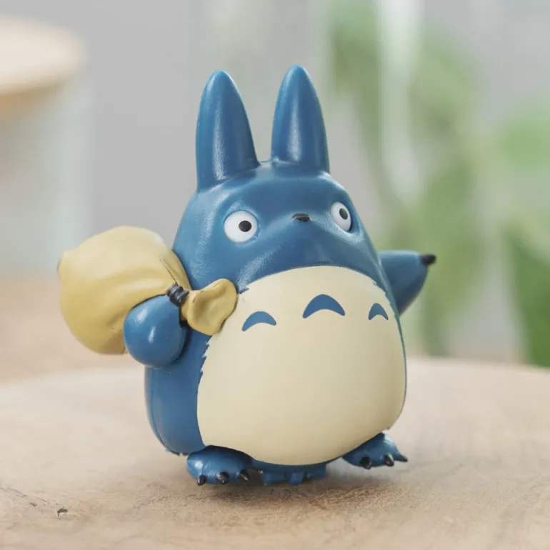 Jouets>Maison Ghibli Figurine Totoro Bleu avec Gland à Friction - Mon Voisin Totoro