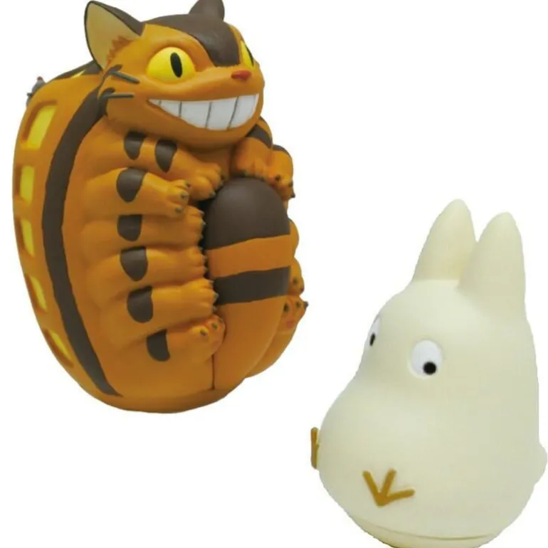 Jouets>Maison Ghibli Figurines Culbuto Totoro Blanc & Chatbus - Mon Voisin Totoro
