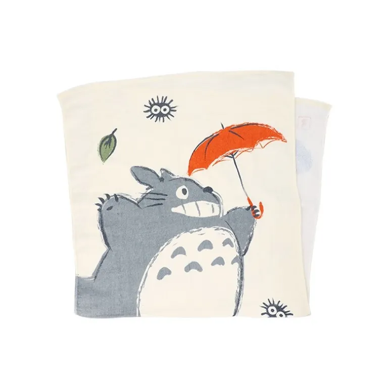Linge De Maison>Maison Ghibli Grande Serviette Imabari Totoro Parapluie 60x120 cm - Mon Voisin Toto