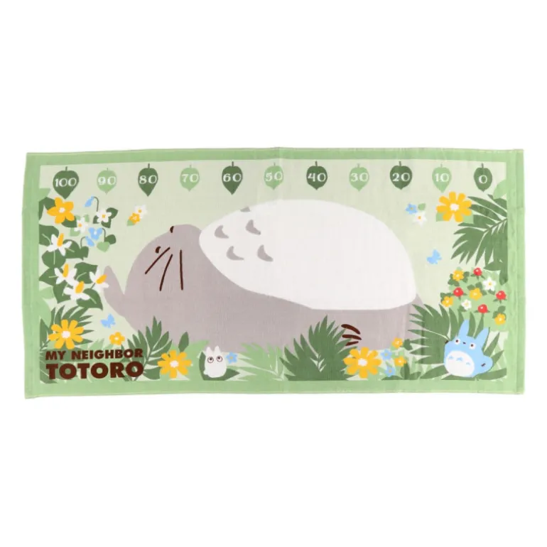 Linge De Maison>Maison Ghibli Grande Serviette Toise Totoro se repose 60x120 cm - Mon Voisin Totoro