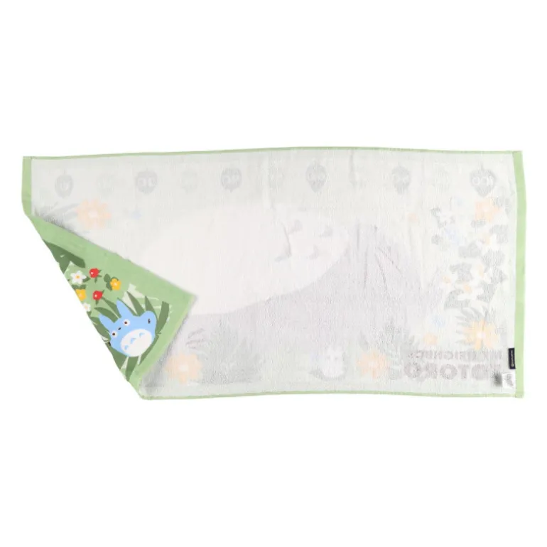 Linge De Maison>Maison Ghibli Grande Serviette Toise Totoro se repose 60x120 cm - Mon Voisin Totoro