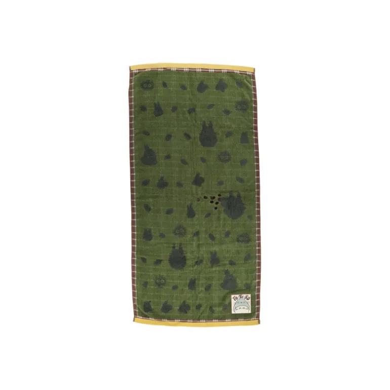Linge De Maison>Maison Ghibli Grande serviette Vert Automne 60x120 cm - Mon Voisin Totoro